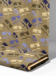 Bloom flower style with brown,blue colors - Image 4