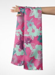 Bloom flower style with pink,green colors - Image 3