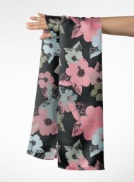 Bloom flower style with pink,grey colors - Image 3