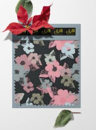Bloom flower style with pink,grey colors - Image 6