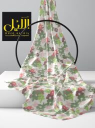 Leaf flower style with pink,green colors - Image 2