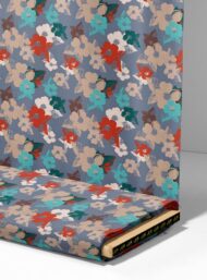 Petal flower style with grey,red colors - Image 4