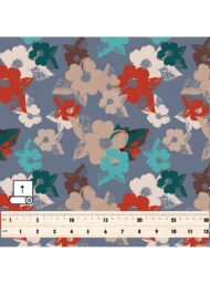 Petal flower style with grey,red colors - Image 5