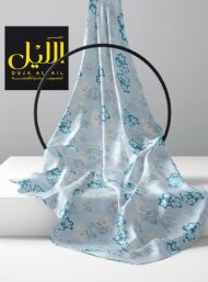 Petal flower style with grey,blue colors - Image 2