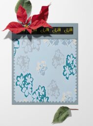 Petal flower style with grey,blue colors - Image 6