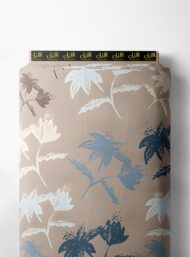 Petal flower style with blue,white colors