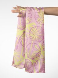 Shell nature style with yellow, pink colors - Image 3