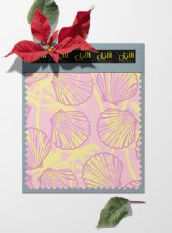 Shell nature style with yellow, pink colors - Image 6