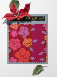 Rose flower style with pink,red colors - Image 6