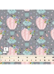 Hot air balloon flower style with pink,blue colors - Image 5