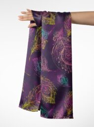 Feather flower style with purple,blue colors - Image 3
