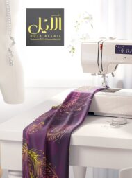 Feather flower style with purple,blue colors - Image 7