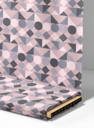 Circle geometric style with pink,grey colors - Image 4