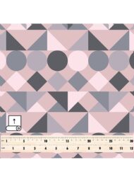 Circle geometric style with pink,grey colors - Image 5