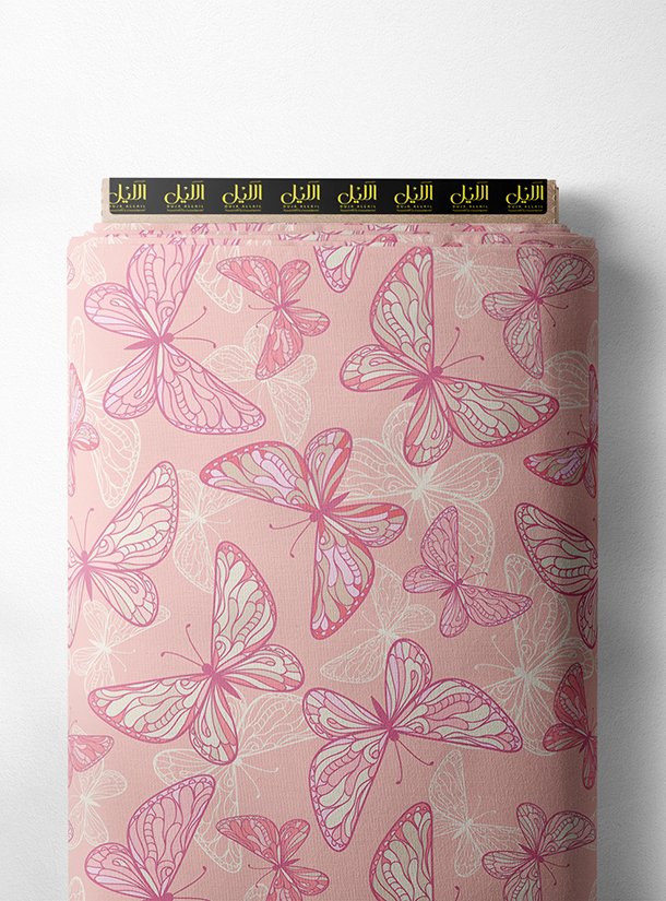 LAI02-1251_1-1.jpg Butterfly flower style with pink, white colors - Image 1