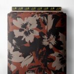 Petal flower style with brown,black colors