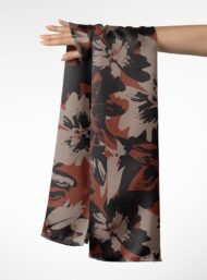 Petal flower style with brown,black colors - Image 3