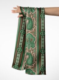 Paisley others style with green,brown colors - Image 3