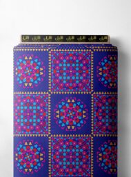 Flower others style with blue,pink colors