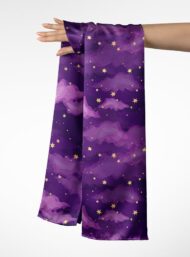 Cloud ocean and sky style with purple,yellow colors - Image 3