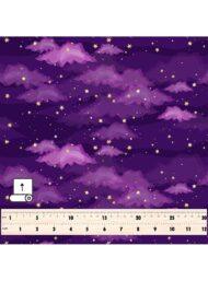 Cloud ocean and sky style with purple,yellow colors - Image 5