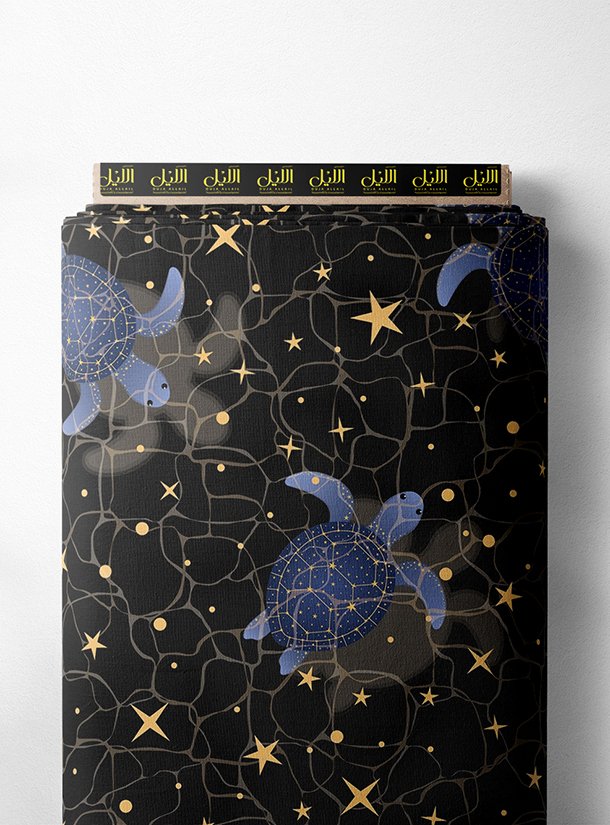 LAI02-1287_1-1.jpg Turtle animal style with blue,black colors - Image 1