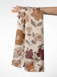 Bloom flower style with brown,red colors - Image 3
