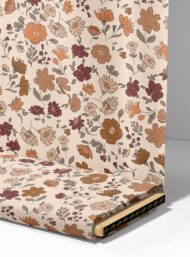 Bloom flower style with brown,red colors - Image 4