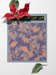 Bloom flower style with purple,orange colors - Image 6