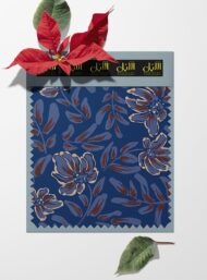 Leaf flower style with blue,red colors - Image 6