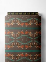 Petal flower style with brown,orange colors