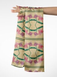 Petal flower style with pink,green colors - Image 3