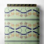 Leaf flower style with yellow,green colors