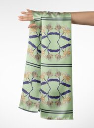 Leaf flower style with yellow,green colors - Image 3