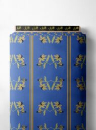 Leaf nature style with blue, yellow colors