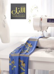 Leaf nature style with blue, yellow colors - Image 7