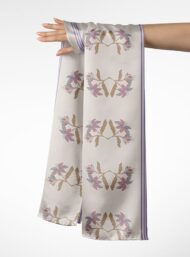 Leaf flower style with pink,green colors - Image 3