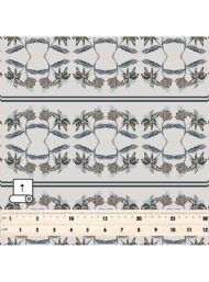 Leaf flower style with grey,green colors - Image 5