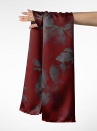 Leaf nature style with red, grey colors - Image 3