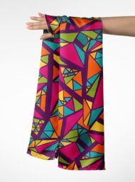 Triangle geometric style with pink,orange colors - Image 3