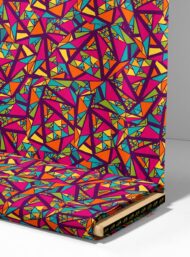 Triangle geometric style with pink,orange colors - Image 4