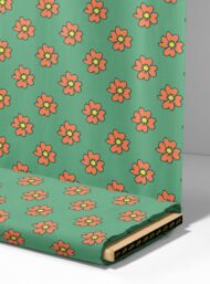 Petal flower style with green,orange colors - Image 4