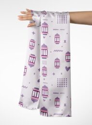 Lantern others style with purple,white colors - Image 3