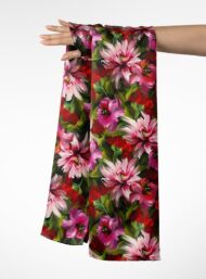 Petal flower style with red,pink colors - Image 3