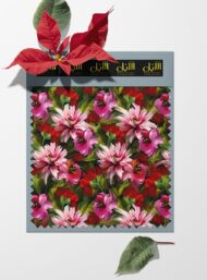 Petal flower style with red,pink colors - Image 6