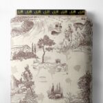 Horse classic style with brown, white colors