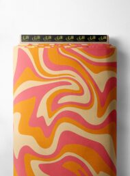 Pattern abstract style with pink,orange colors