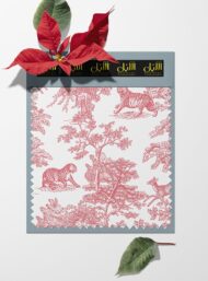 Tiger nature style with red, white colors - Image 6