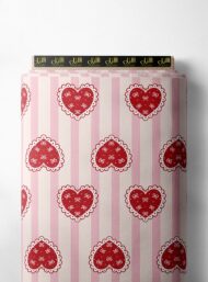 Heart mixed style with red, pink colors