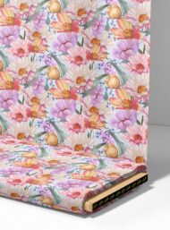 Bloom flower style with pink,purple colors - Image 4